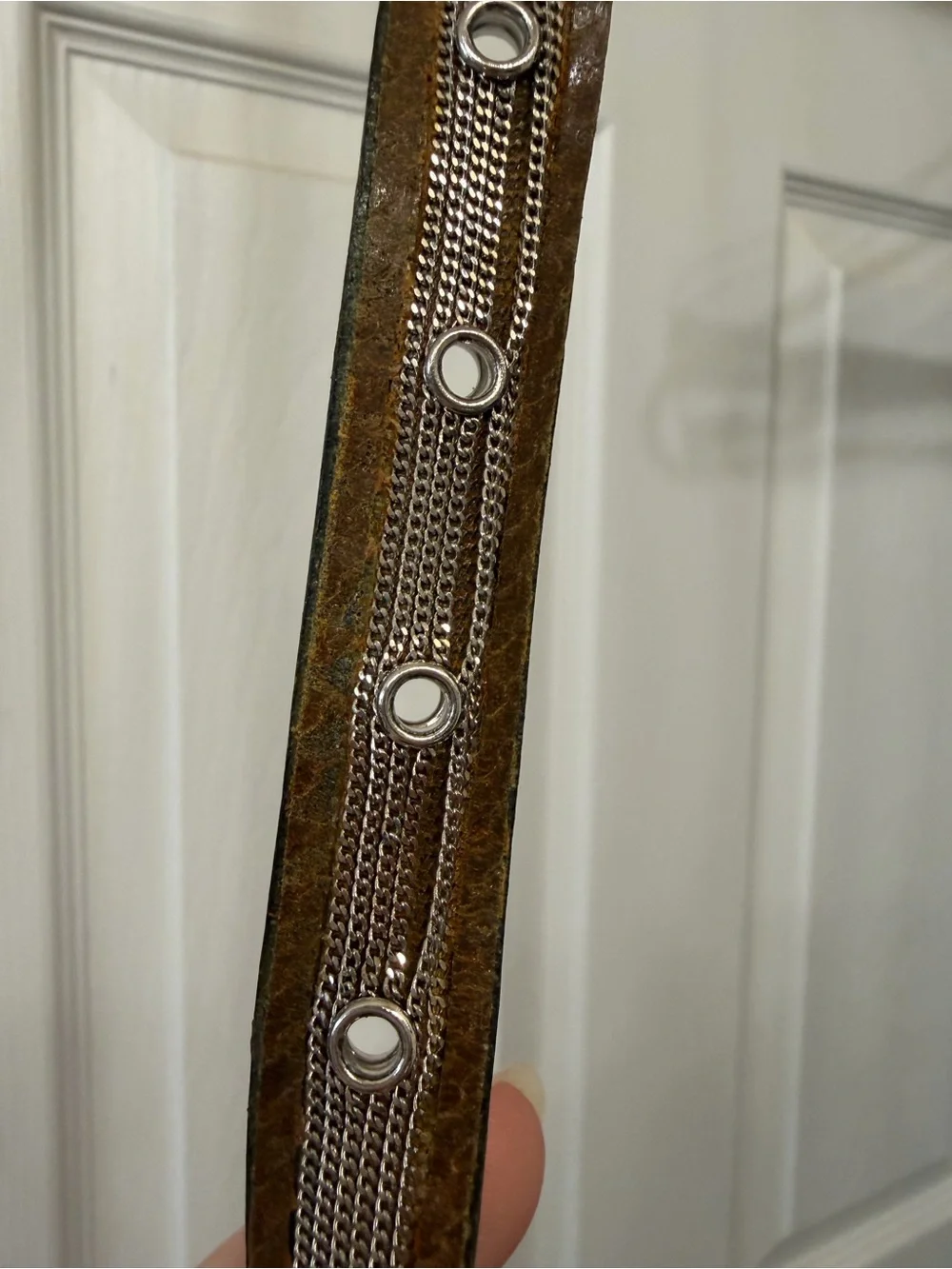 Gucci brown leather